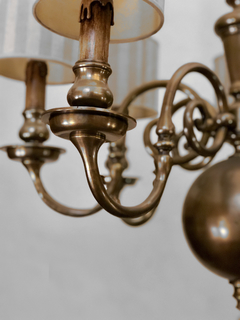 Araña Holandesa bronce, siglo XIX - comprar online