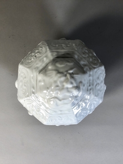 Potiche de porcelana blanc de chine - Mayflower