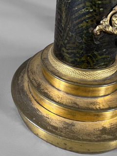 Candeleros Rusos en bronce dorados al oro mercurio Circa 1800 - comprar online