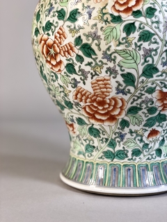 Potiche porcelana China Famille Verte - tienda online