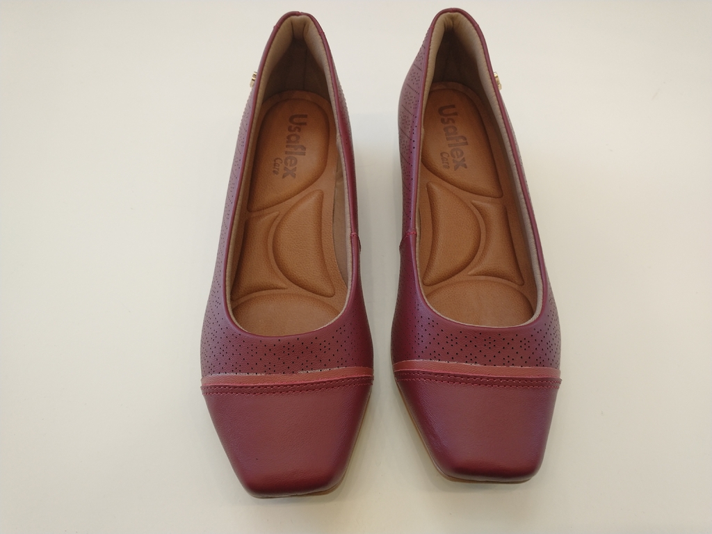 Sapatilha Usaflex Vermelha - Cod. AF2806 - MADAME FULO
