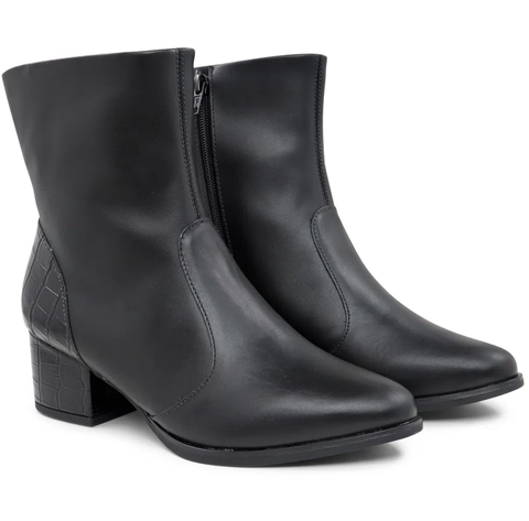 Bota Usaflex Azul Marinho Com Botão Cod: AD1515