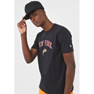 Camiseta New Era New York Knicks - P - Preto