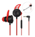 Auricular Gamer In-ear Microfono Extraible Removible Calidad