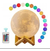 Velador Moderno Lampara Luna Llena 3d Rgb Colores Interior - Bondi Store
