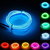 Luces Hilo De Neon Led 1m Flexible Inverter Luz Auto 12 Volt en internet