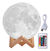 Velador Moderno Lampara Luna Llena 3d Rgb Colores Interior - comprar online
