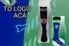 ART. 2262 MEDIA FUTBOL CON ESCUDO, LOGO, LETRAS, ETC. DISEÑO PERSONALIZADO