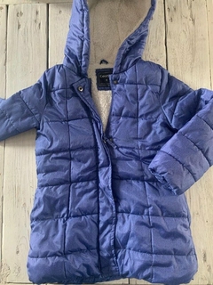 Campera inflable azul