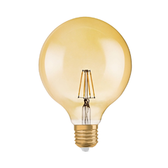 Lampara Globo Vintage de 7.5 watts dimerizable luz cálida