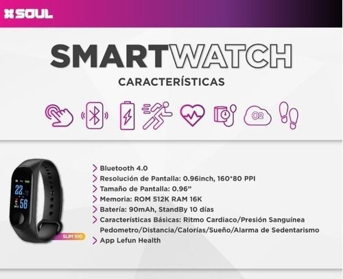 SMARTBAND SOUL SLIM 100 - Comprar en PowerZone Pacheco