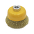 Cepillo Copa Risado 75mm para amoladora angular Pietra