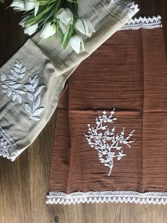 Toalla gasa estampada en relieve en internet