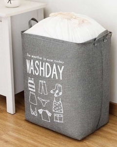 CESTO LAUNDRY GRIS - un espacio a tu medida