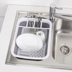 Escurridor de platos plegable de silicona en internet