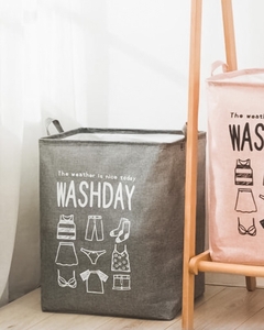 CESTO LAUNDRY GRIS - comprar online