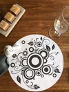 Platos de sitio de papel - Malegra Flor