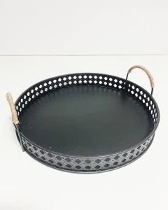 BANDEJA CHAPA NEGRA M