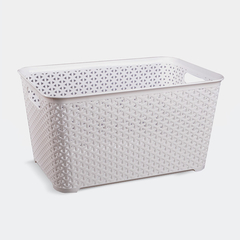 Rattan mediano blanco