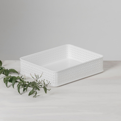 Cesto Ratan Mini Rectangular ( Cod.824)
