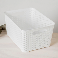 Cesto Ratan Rectangular Chico (Cod.953) - Modo Orden