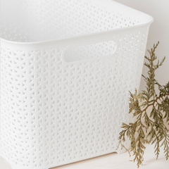 Cesto Ratan Rectangular Grande (Cod.955) - Modo Orden