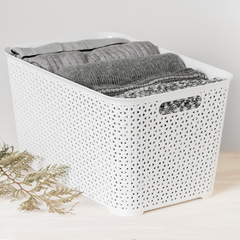 Cesto Ratan Rectangular Grande (Cod.955) - comprar online