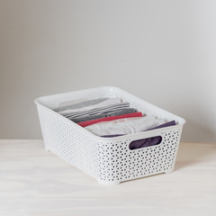 Cesto Ratan Rectangular Mediano Bajo (Cod.992) - comprar online