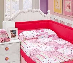 Set Acolchado y Chichonera  Linea Patchwork Cuna - Leah - comprar online
