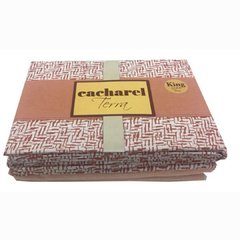 Juego de Sábanas Cacharel Terra King Size Estampados 144 Hilos