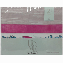 Juego de Sábanas Cacharel Home Estampadas 144 Hilos Percal - tienda online