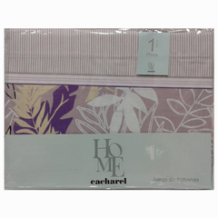 Imagen de Juego de Sábanas Cacharel Home Estampadas 144 Hilos Percal
