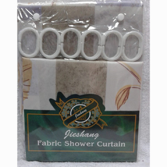 Cortina de Baño teflon con ganchos - La Esquina Loca