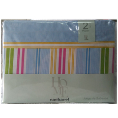 Juego de Sábanas Cacharel Home Estampadas 144 Hilos Percal - comprar online