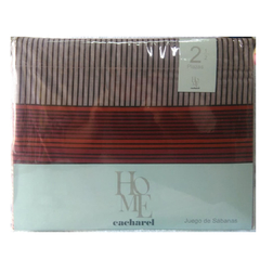 Juego de Sábanas Cacharel Home Estampadas 144 Hilos Percal