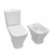 Juego Sanitarios Roca The Gap Inodoro + Deposito + Bidet (no Incluye Tapa)