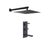 Griferia Hidromet Bañera con Transferencia One Block Black Monocomando - comprar online