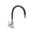 Griferia Piazza Cocina Mesada Emblen Cromo/ Negro Monocomando - comprar online