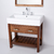 Vanitory Mueble Baño Campi Antique 60 Con Mesada De Loza 1 Orificios