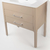 Vanitory Mueble Baño Campi Curve 100 Arena C/ Mesada Loza 1 Orificio