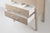 Vanitory Mueble Baño Campi Curve 100 Arena C/ Mesada Loza 1 Orificio - comprar online