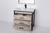 Vanitory Mueble Baño Campi Iron 100 C/ Mesada Loza 1 Orificio - comprar online