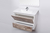 Vanitory Mueble Baño Campi Shape 60 Roble C/ Mesada Loza 1 Orificio - comprar online