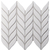 Malla Fika Wheat Shape Matte White 274X296mm
