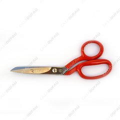 TIJERA RIZA 8" MANGO ROJO