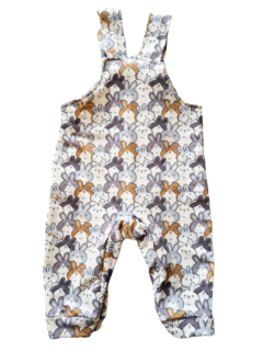 CONJUNTO BODY MANGA LONGA E JARDINEIRA - comprar online