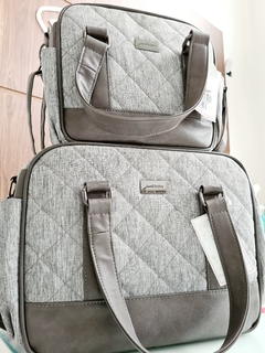 KIT BOLSA + FRASQUEIRA TÉRMICA ZURICH CINZA