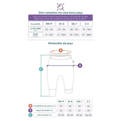 CALÇA BÁSICA EXTENSÍVEL DUO COLOR CARAMELO/OFF - loja online