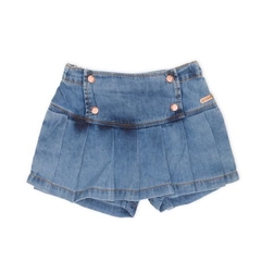 SHORT SAIA GEOPEIXINHOS JEANS