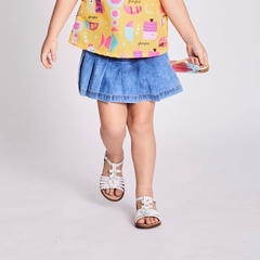 SHORT SAIA GEOPEIXINHOS JEANS - comprar online